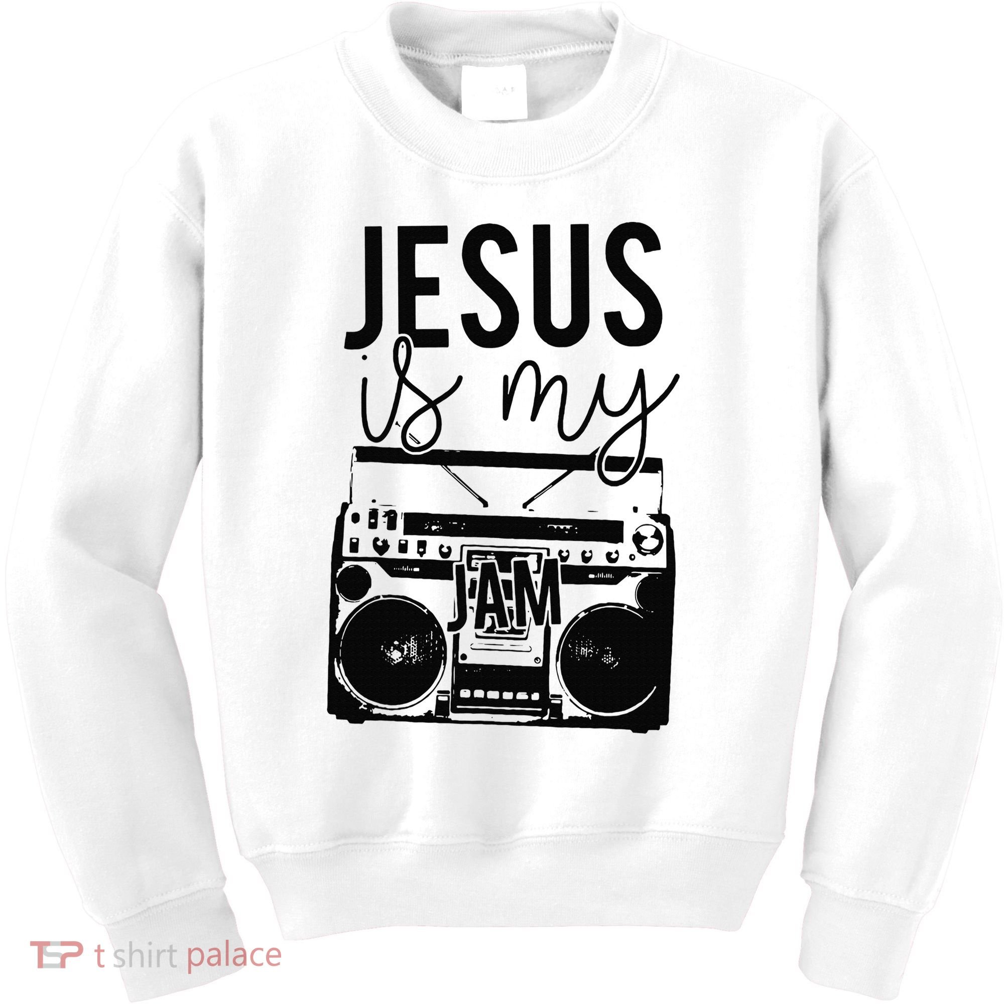 Jesus Is My Jam Christian Faith Lovers Kids Sweatshirt