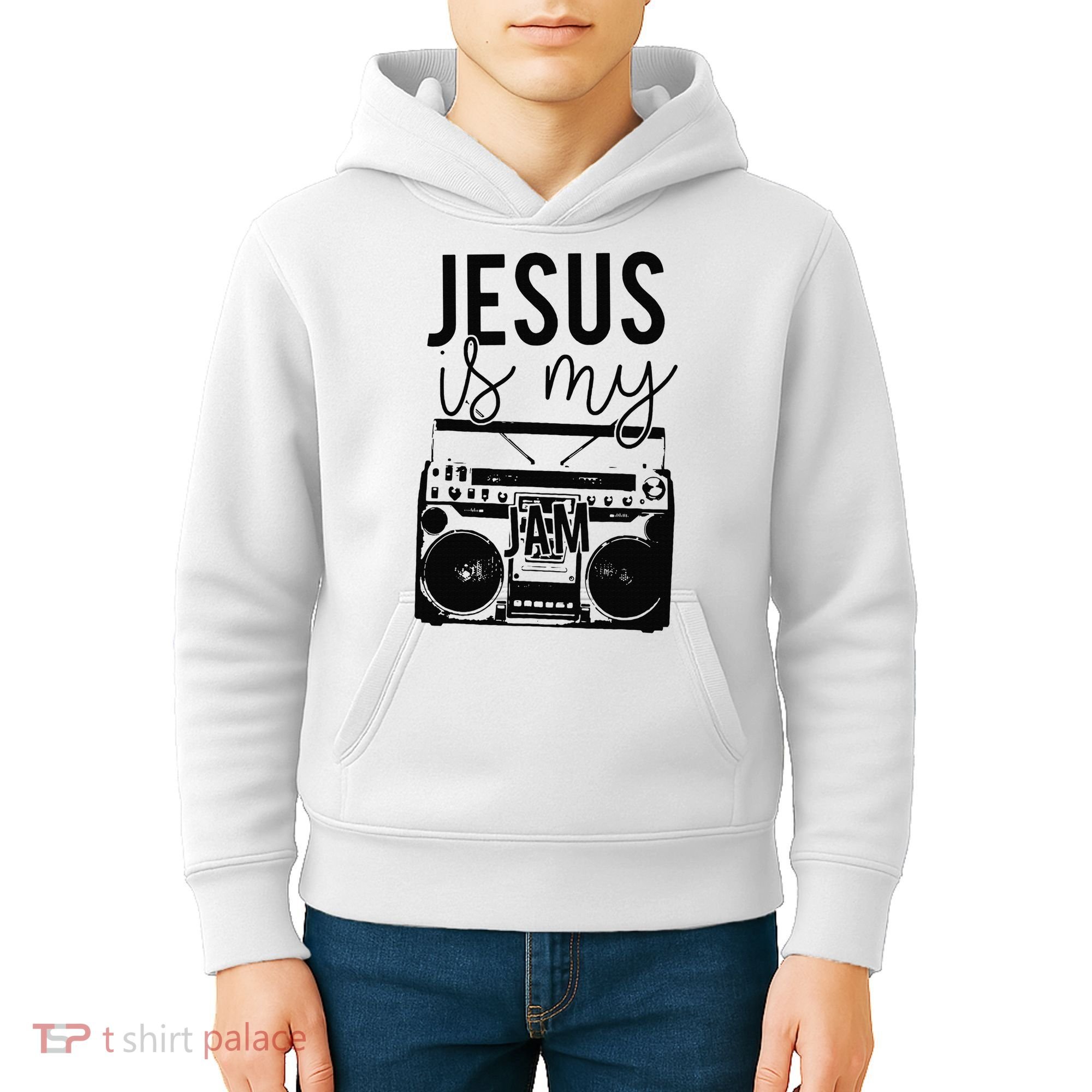 Jesus Is My Jam Christian Faith Lovers Kids Hoodie