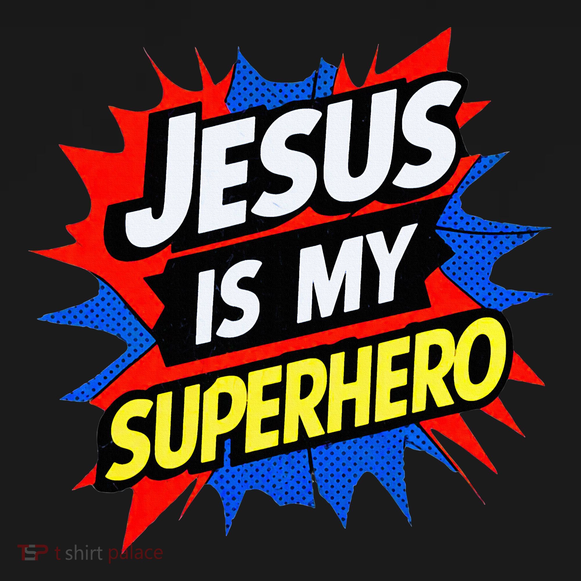 Jesus Is My Superhero Christian God Religious Comic Sweatshirt