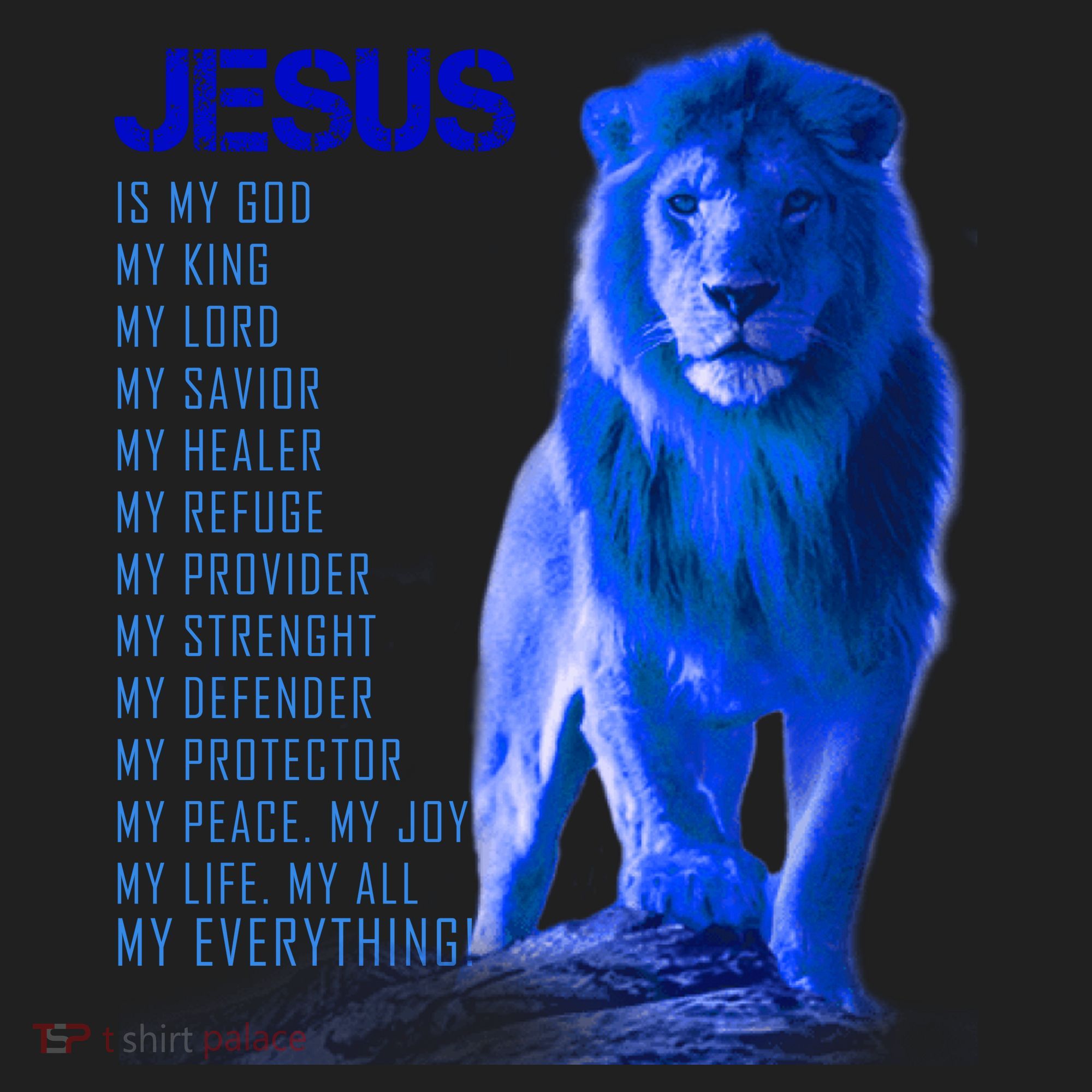 Jesus Is My Everything Quote Lion Christianity Women's Sweatshirt