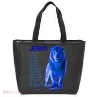 Jesus Is My Everything Quote Lion Christianity Tote Bag thumb 0