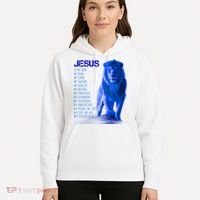Jesus Is My Everything Quote Lion Christianity Hoodie thumb 5