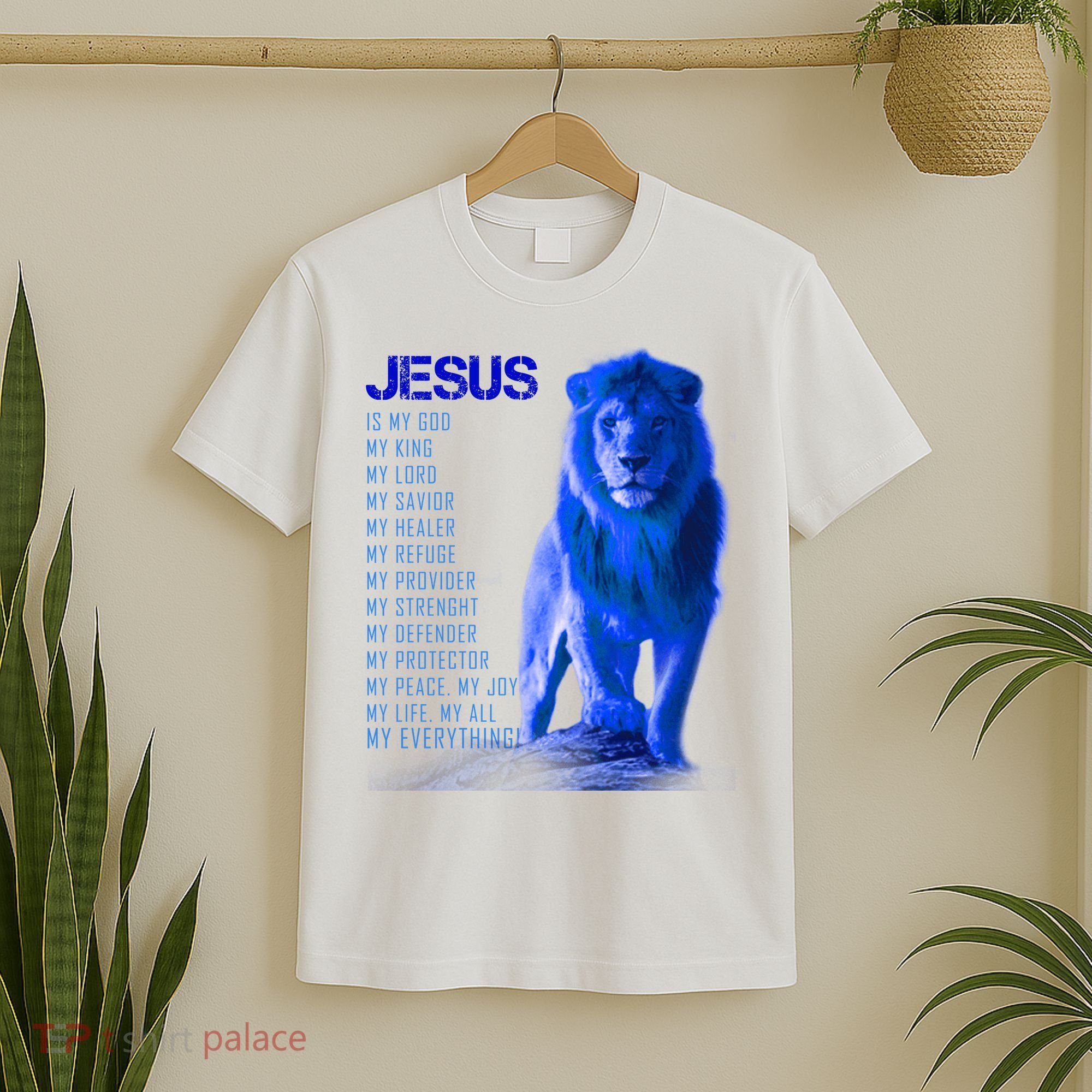 Jesus Is My Everything Quote Lion Christianity T-Shirt
