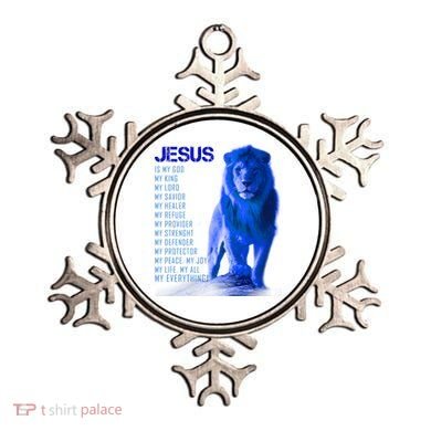 Jesus Is My Everything Quote Lion Christianity Ornament