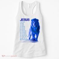 Jesus Is My Everything Quote Lion Christianity Women's Tank Top thumb 0