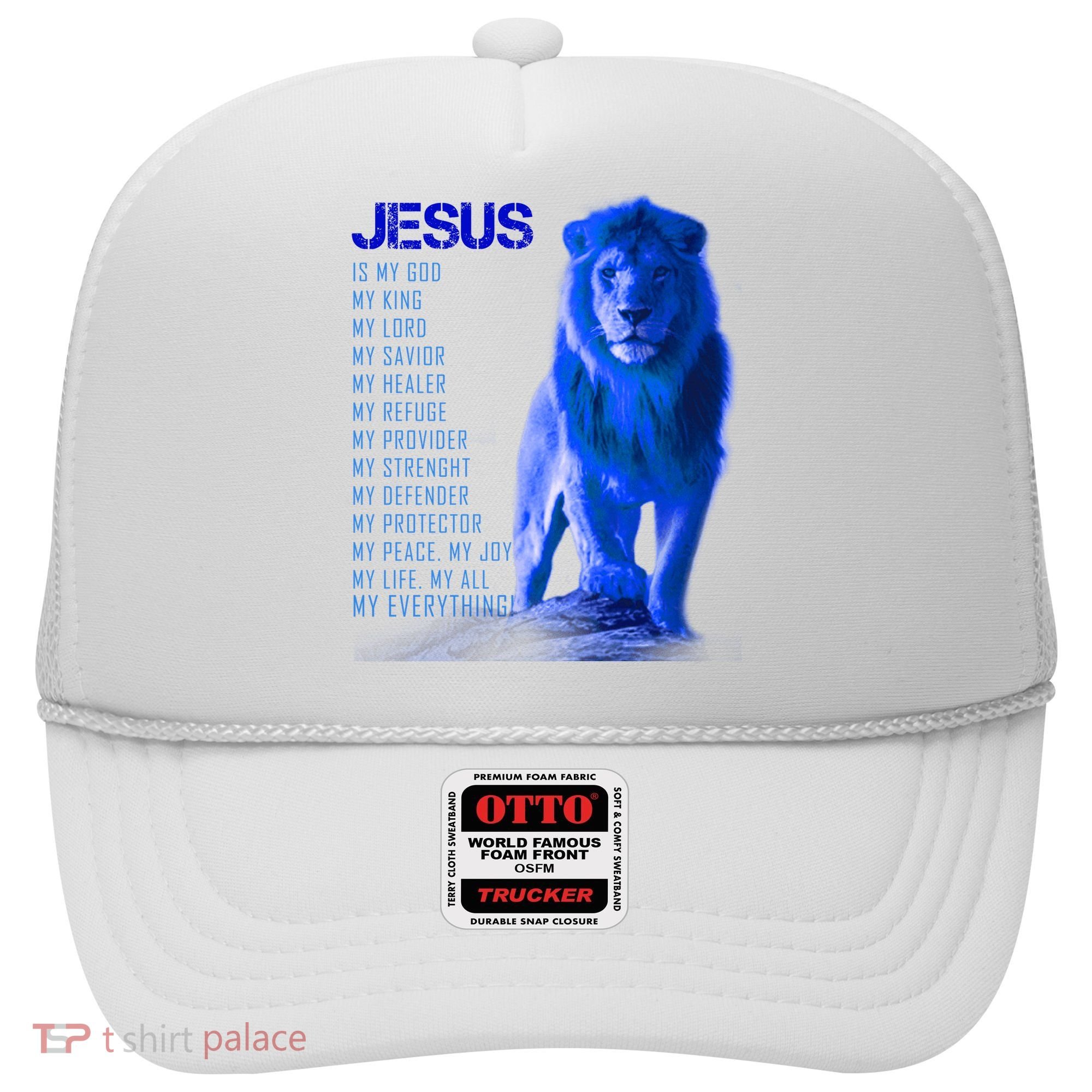 Jesus Is My Everything Quote Lion Christianity Hat