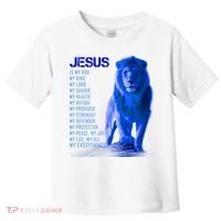 Jesus Is My Everything Quote Lion Christianity Toddler T-Shirt thumb 0