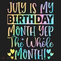 July Is My Birthday Yes The Whole Month Tie Die Golf Towel thumb 3