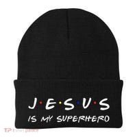 Jesus Is My Superhero Believe God Powerful Christian Beanie thumb 0