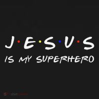 Jesus Is My Superhero Believe God Powerful Christian Women's Hoodie thumb 2