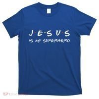 Jesus Is My Superhero Believe God Powerful Christian T-Shirt thumb 0
