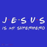 Jesus Is My Superhero Believe God Powerful Christian Polo thumb 2