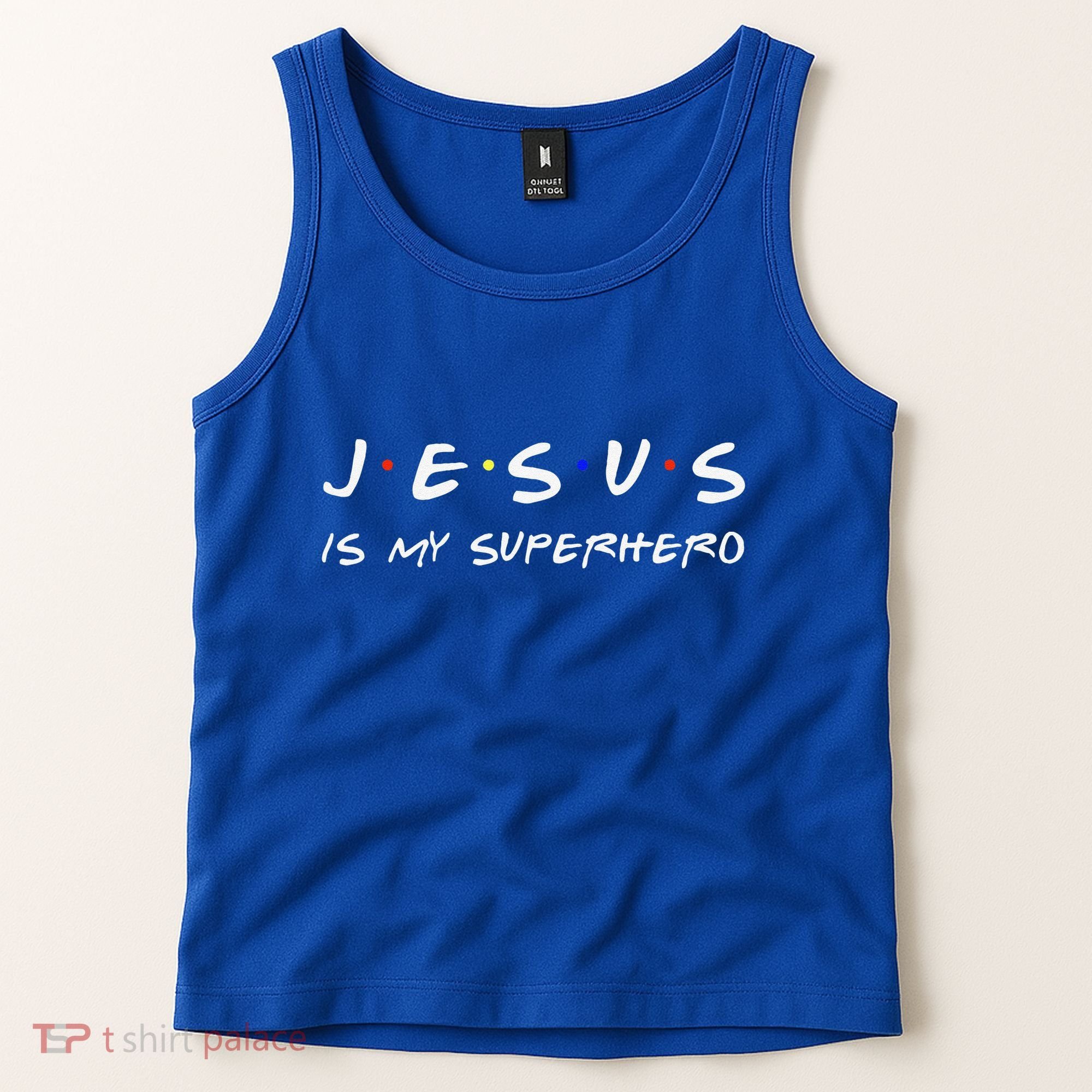 Jesus Is My Superhero Believe God Powerful Christian Tank Top