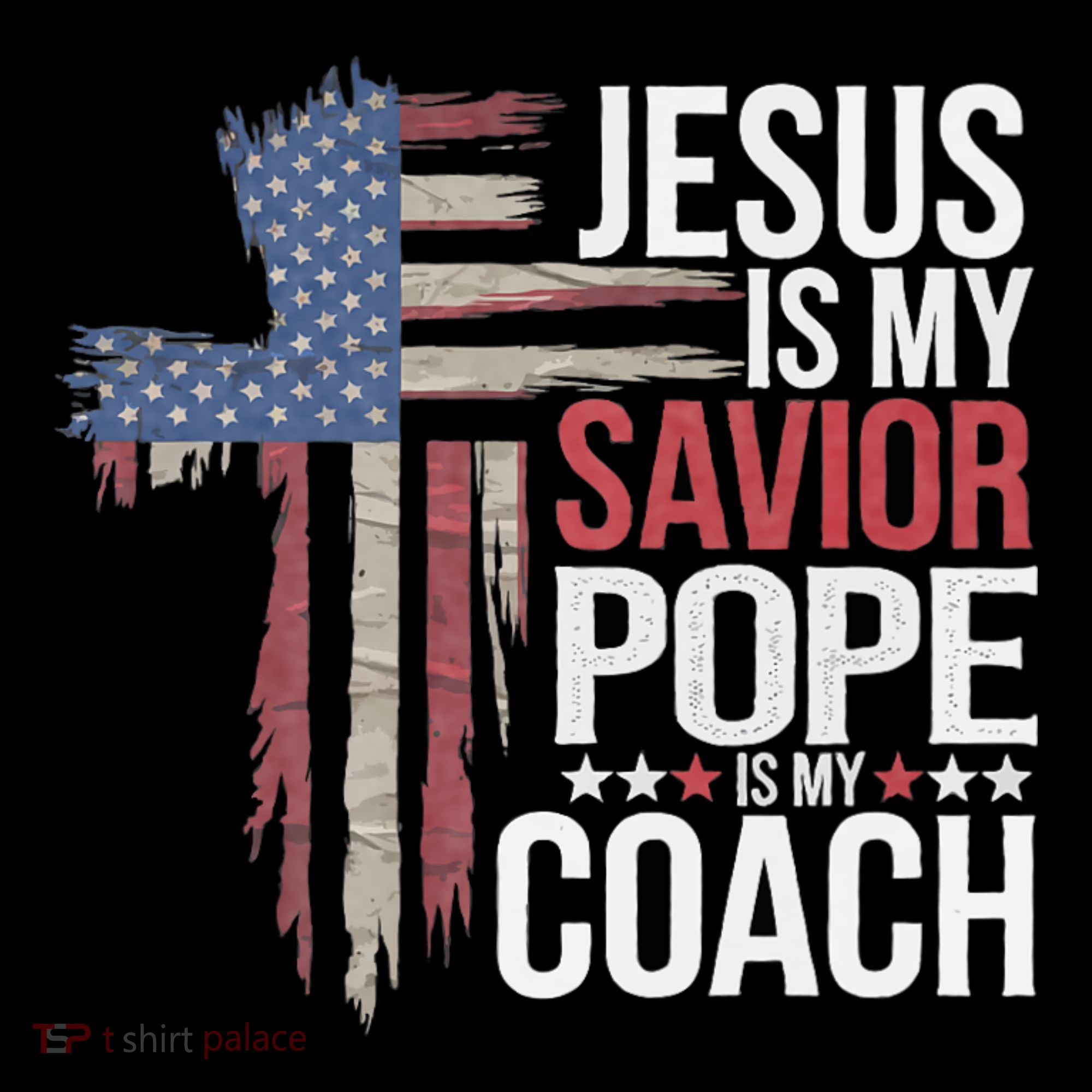 Jesus Is My Savior Pope Is My Coach Religious Quote Coffee Mug
