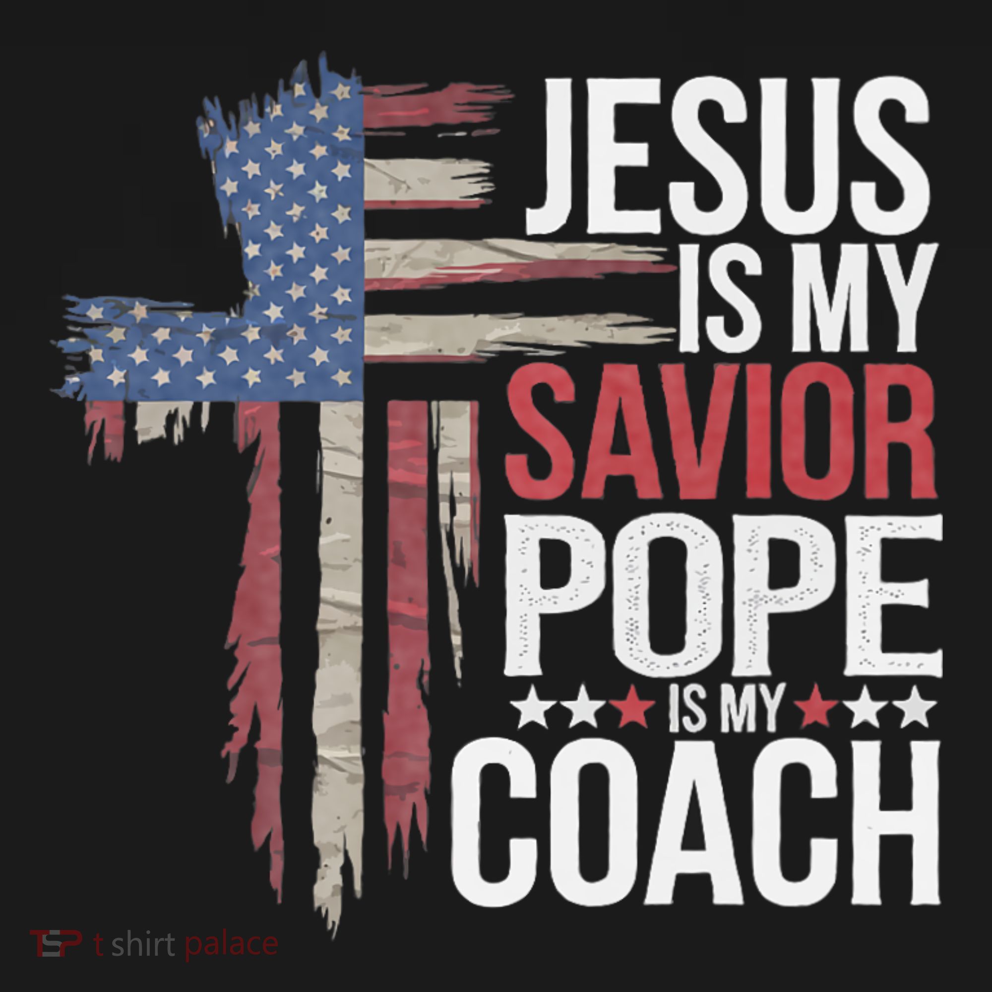 Jesus Is My Savior Pope Is My Coach Religious Quote Mousepad