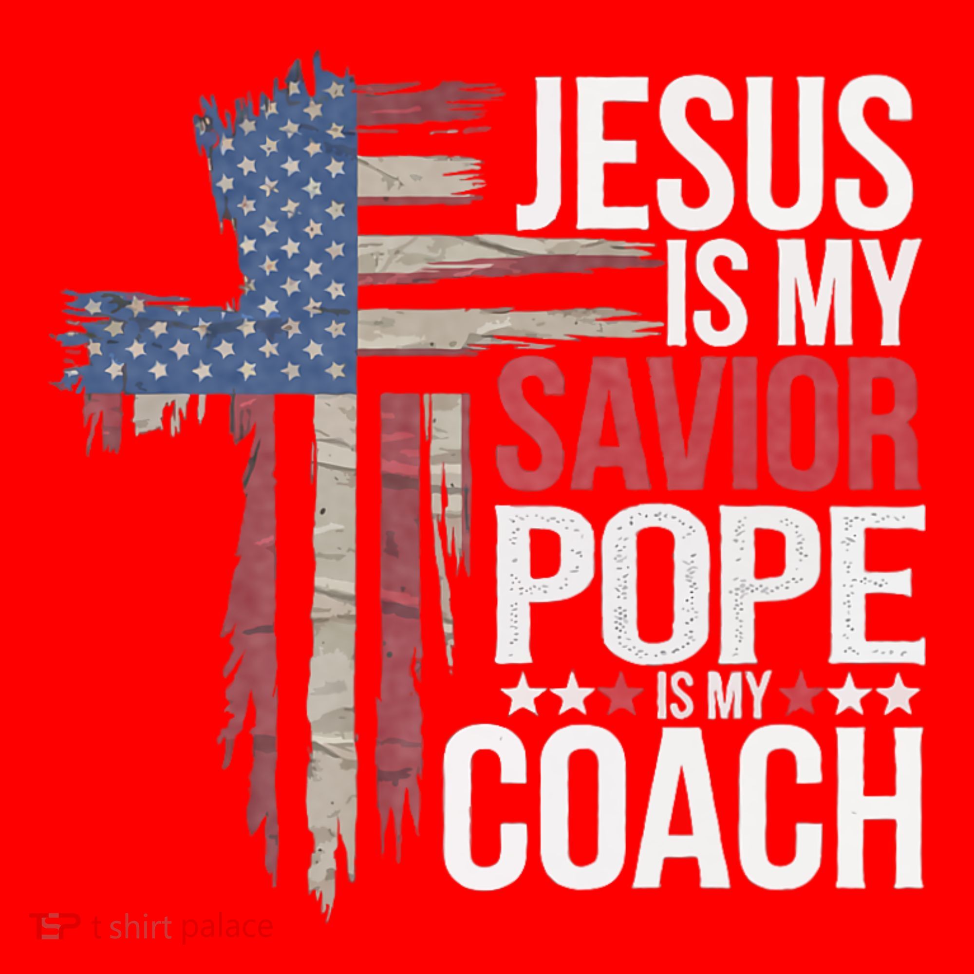 Jesus Is My Savior Pope Is My Coach Religious Quote Santa Hat