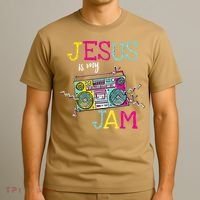 Jesus Is My Jam Christian Faith Religion Music Lover T-Shirt thumb 3
