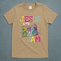 Jesus Is My Jam Christian Faith Religion Music Lover T-Shirt thumb 5