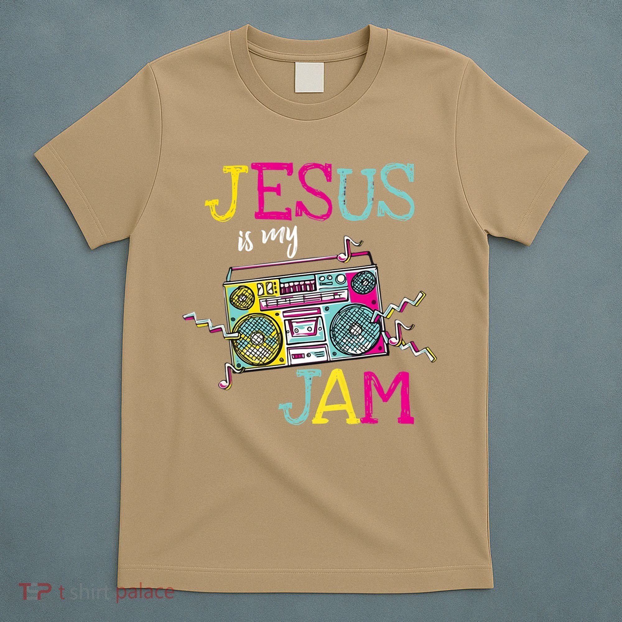 Jesus Is My Jam Christian Faith Religion Music Lover T-Shirt