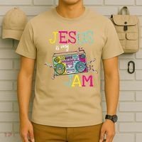 Jesus Is My Jam Christian Faith Religion Music Lover T-Shirt thumb 6