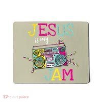 Jesus Is My Jam Christian Faith Religion Music Lover Mousepad thumb 0