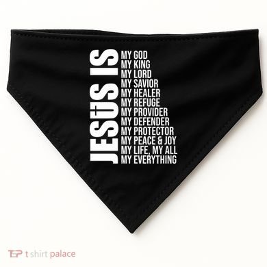 Jesus Is My Everything USA-Made Doggie Bandana