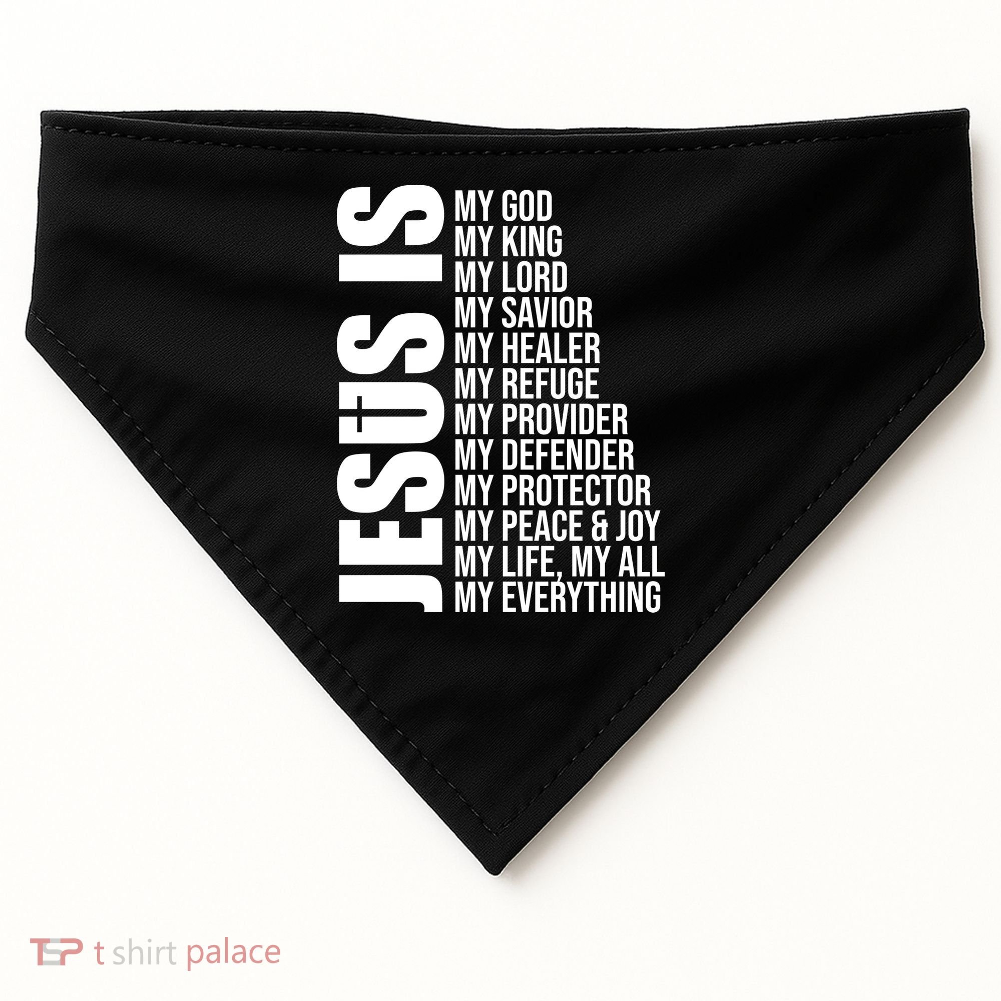 Jesus Is My Everything USA-Made Doggie Bandana