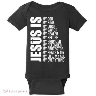 Jesus Is My Everything Baby Bodysuit