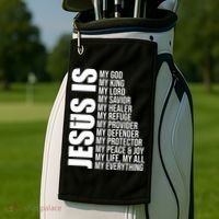 Jesus Is My Everything Golf Towel thumb 2