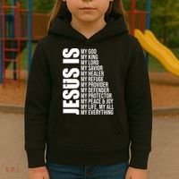 Jesus Is My Everything Kids Hoodie thumb 3