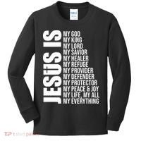Jesus Is My Everything Kids Long Sleeve Shirt thumb 0