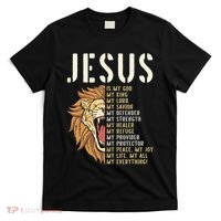 Jesus Is My God Lion Of Judah Christian Religious Faith T-Shirt thumb 0
