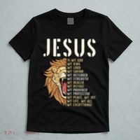 Jesus Is My God Lion Of Judah Christian Religious Faith T-Shirt thumb 5