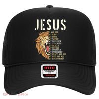 Jesus Is My God Lion Of Judah Christian Religious Faith Hat thumb 0