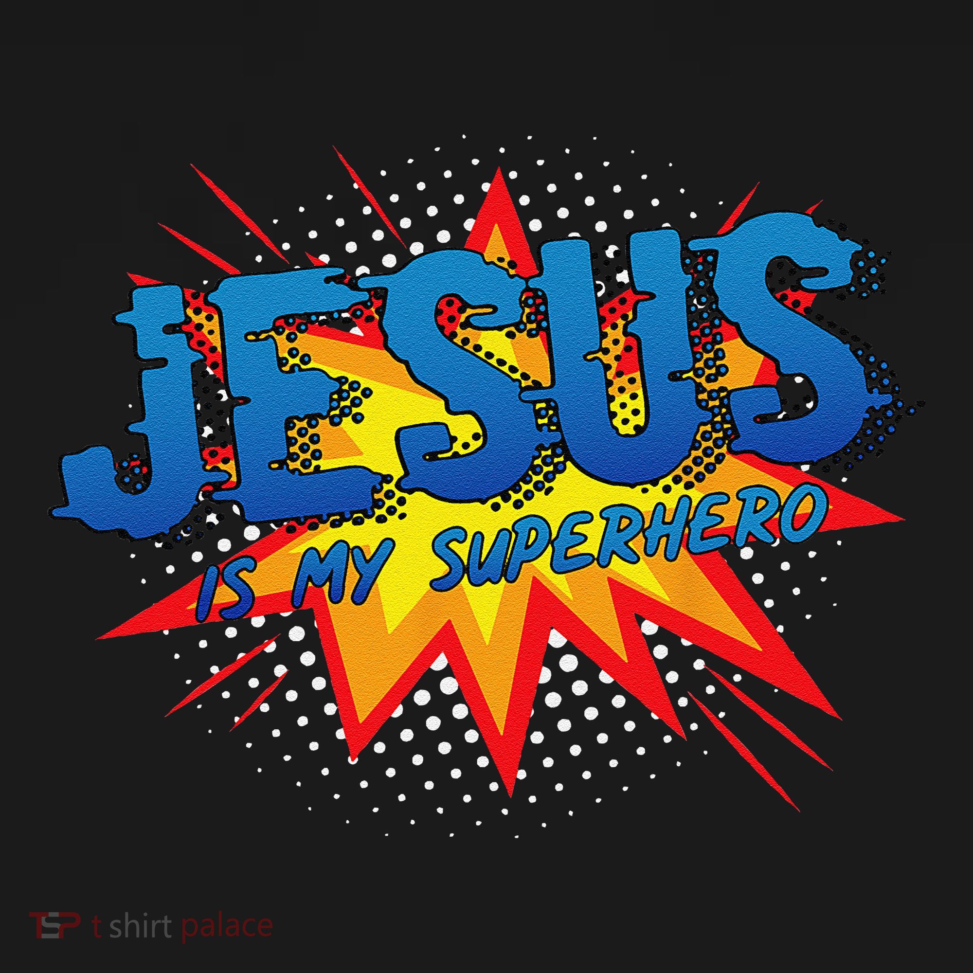 Jesus Is My Superhero Cute Powerful Christian Gift Comic Gift Pajama Set