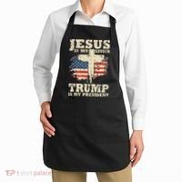Jesus Is My Savior Trump Is My President Apron thumb 2