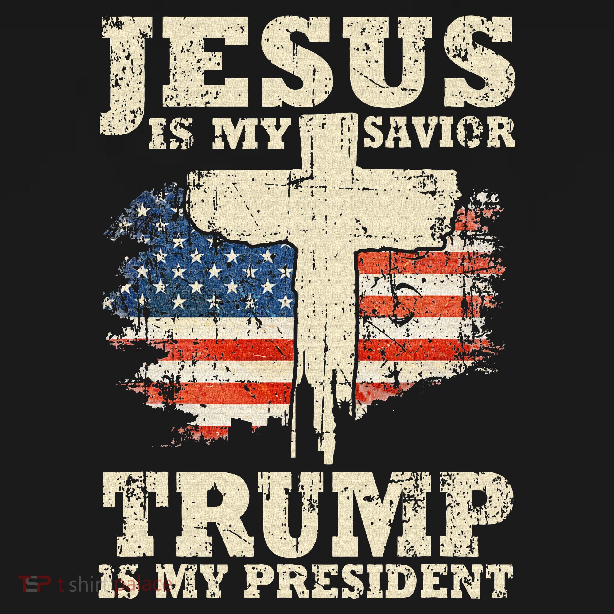 Jesus Is My Savior Trump Is My President Sweatshirt