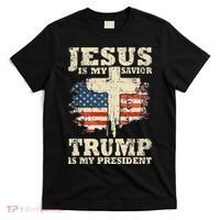 Jesus Is My Savior Trump Is My President T-Shirt thumb 0