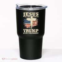 Jesus Is My Savior Trump Is My President Tumbler thumb 0