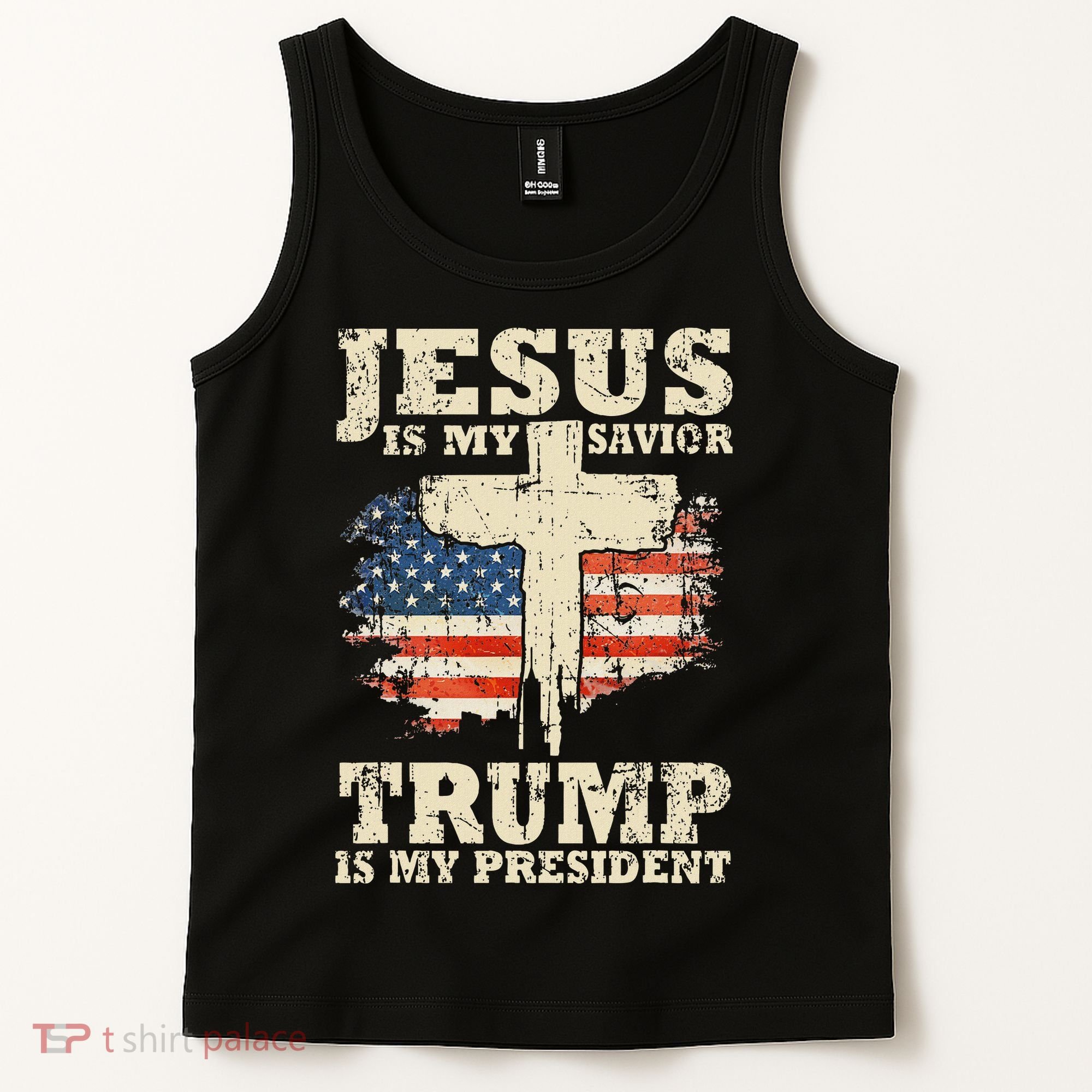 Jesus Is My Savior Trump Is My President Tank Top