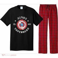 Jesus Is My Superhero Fun Christian Religious Pajama Set thumb 0