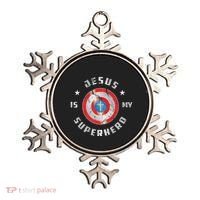 Jesus Is My Superhero Fun Christian Religious Ornament thumb 0