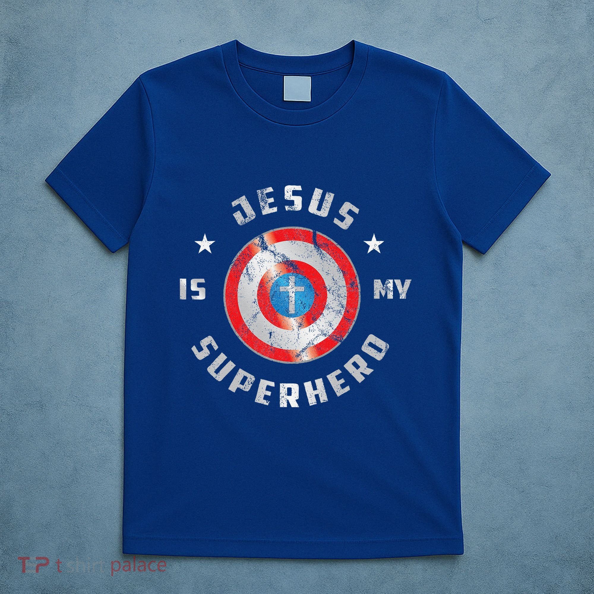 Jesus Is My Superhero Fun Christian Religious T-Shirt