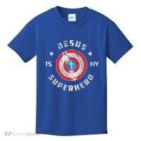 Jesus Is My Superhero Fun Christian Religious Kids T-Shirt thumb 0