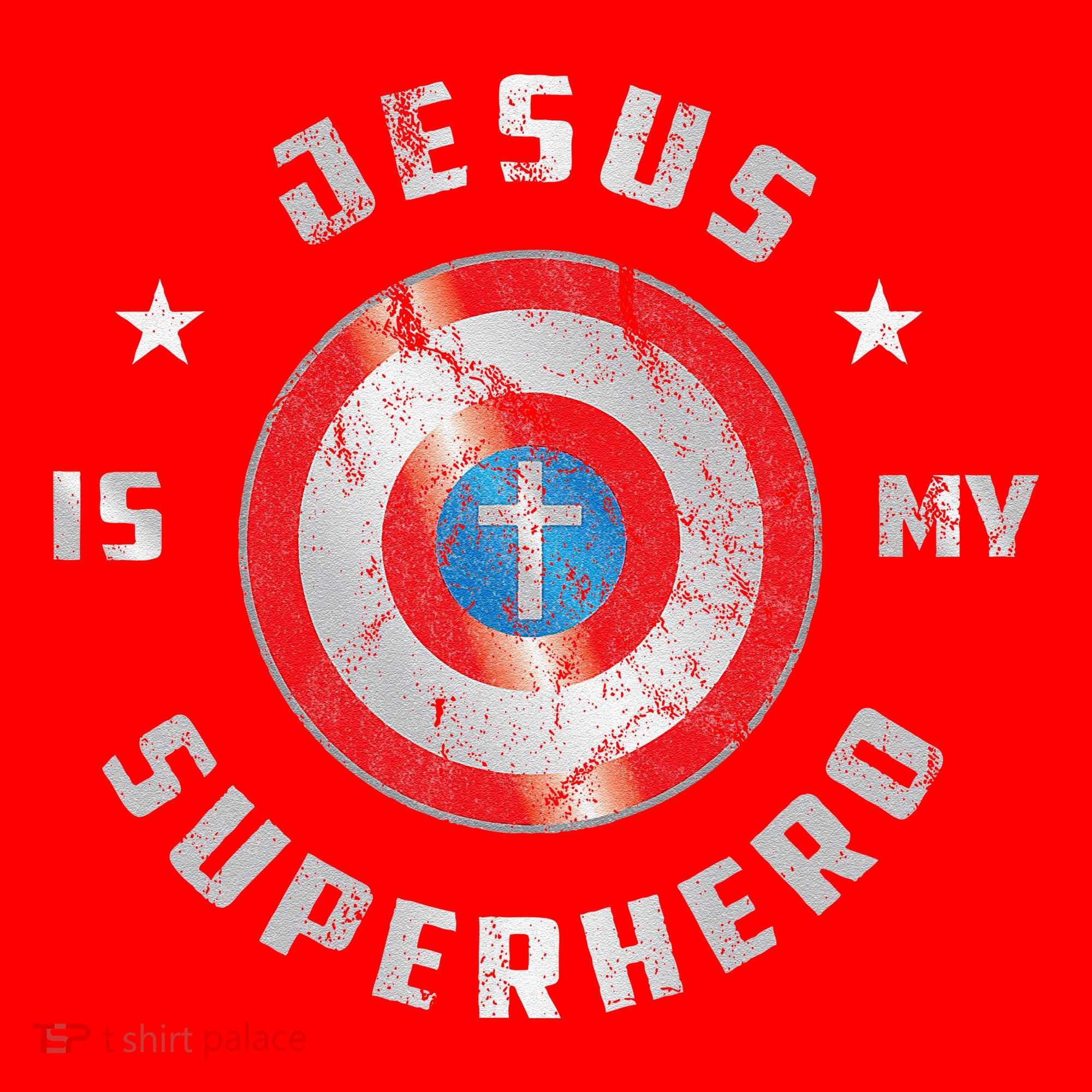 Jesus Is My Superhero Fun Christian Religious Santa Hat