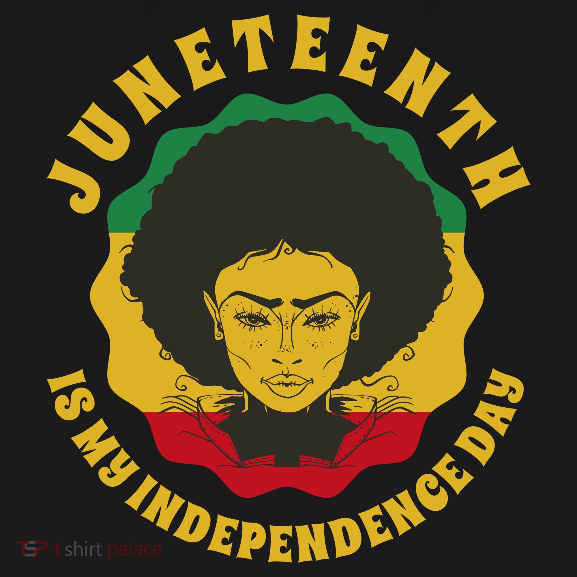 Juneteenth Is My Independence Day Black Female Pride Apron