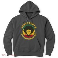 Juneteenth Is My Independence Day Black Female Pride Hoodie thumb 0