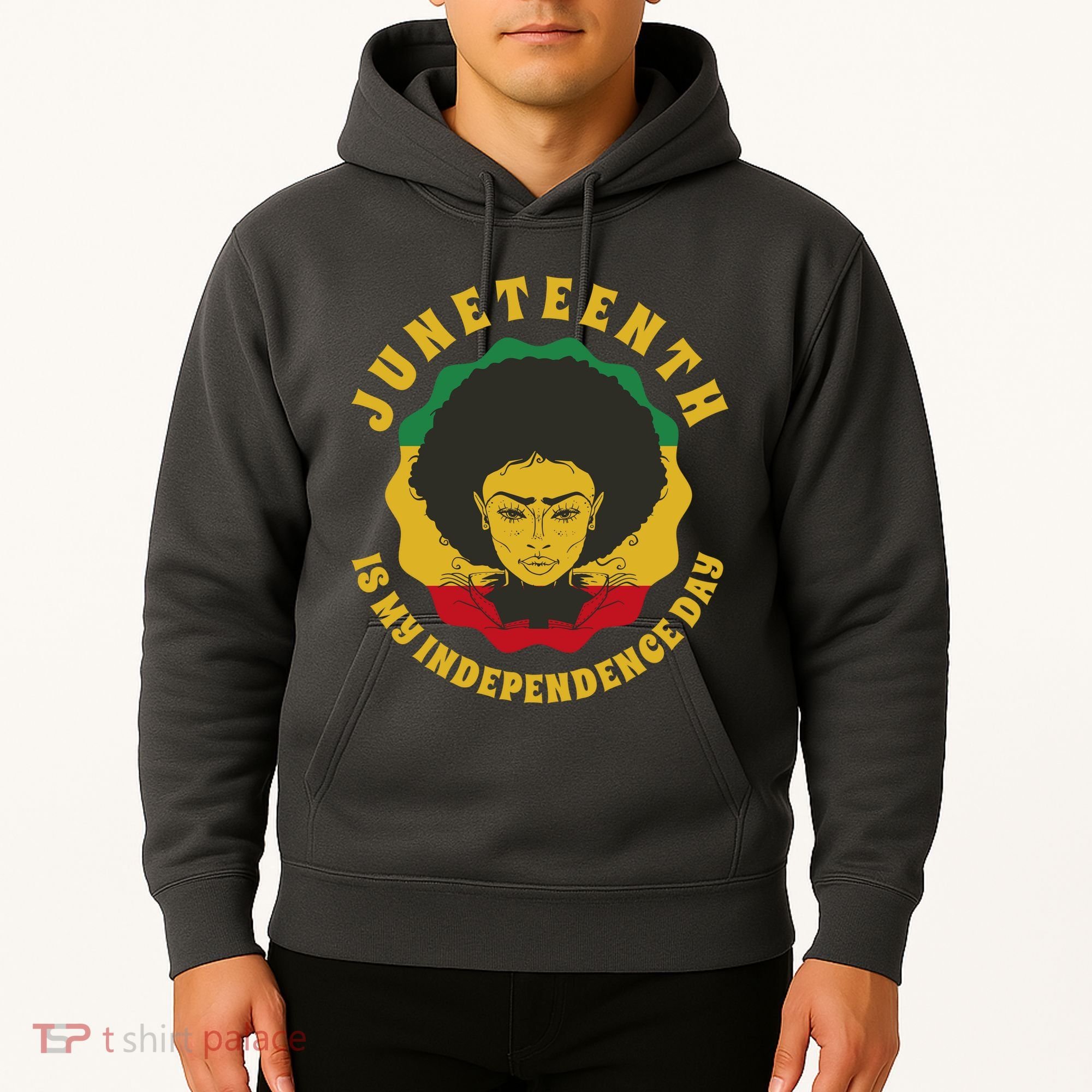 Juneteenth Is My Independence Day Black Female Pride Hoodie