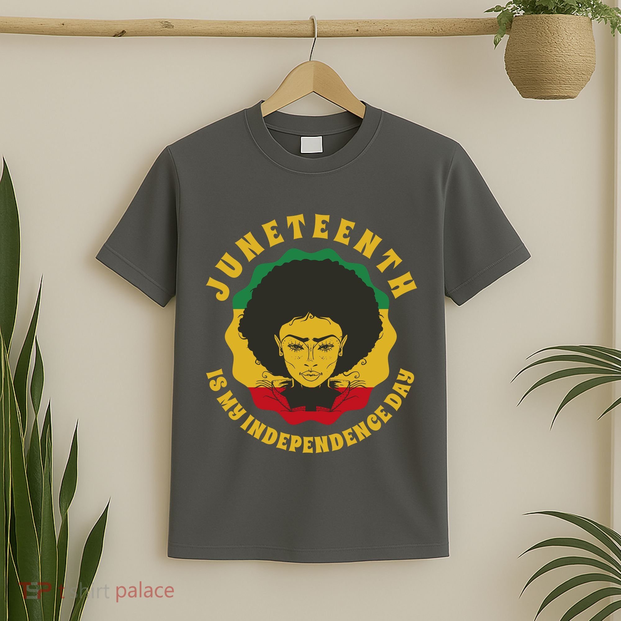 Juneteenth Is My Independence Day Black Female Pride T-Shirt