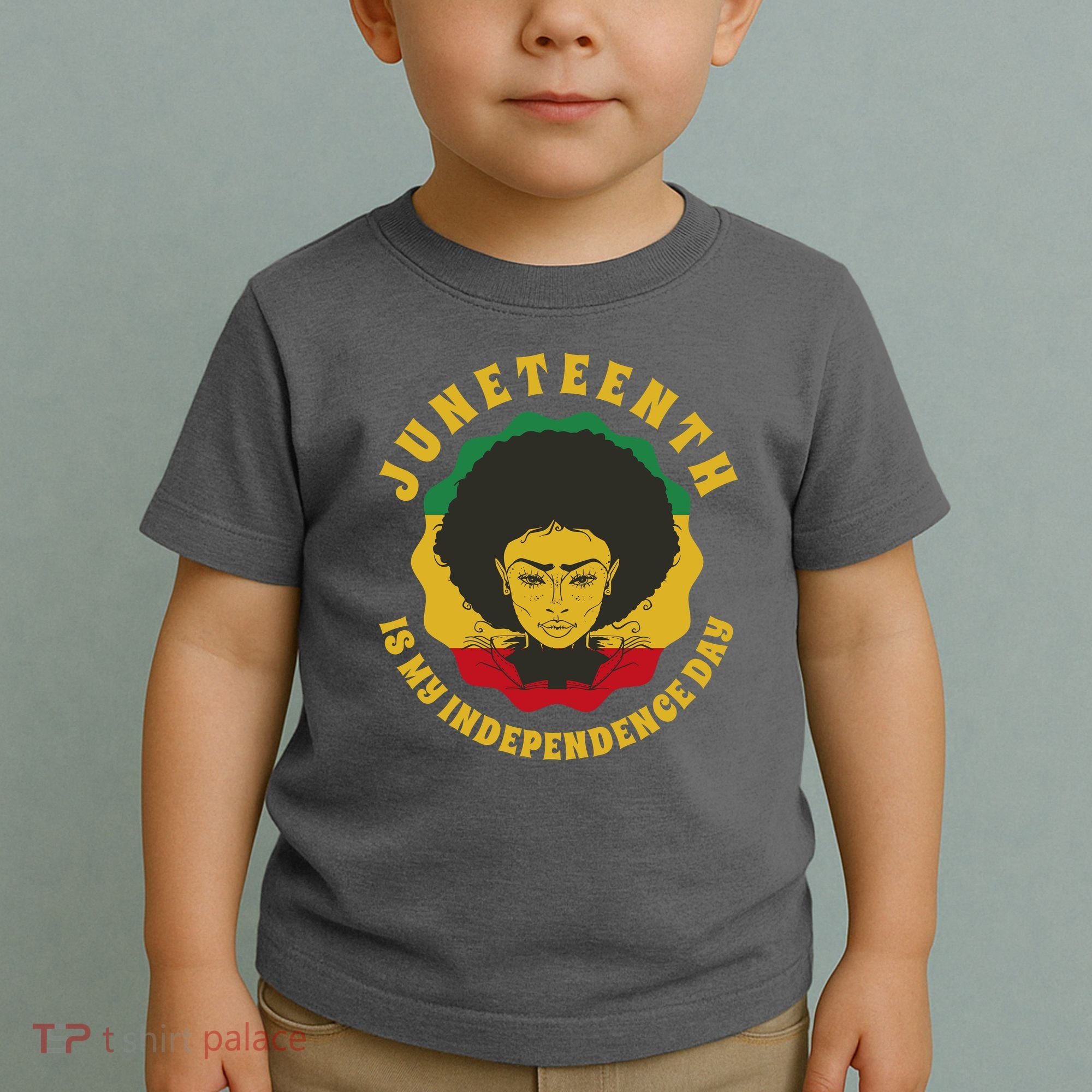 Juneteenth Is My Independence Day Black Female Pride Toddler T-Shirt